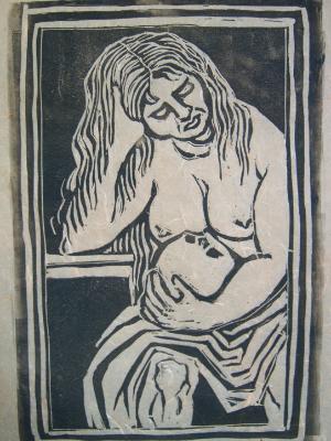 The Magdalen, Contemplating Death