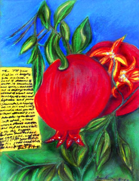 Pomegranate Deut 8, 7-10