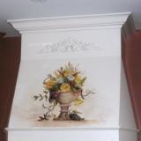 Hand painted stove hood