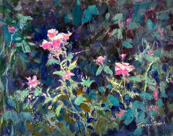 Petals Holding the Light