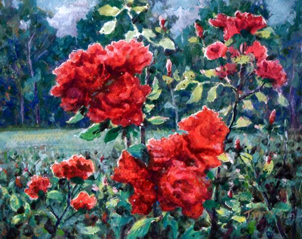 Crimson in the Morning Air