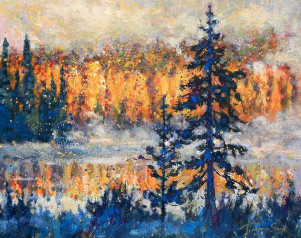 Golden Morning in Algonquin Park, Ontario