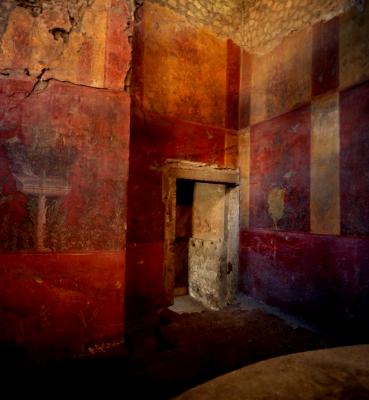 Roman Doorway/Red Room, Oplontis, Villa di Poppeia