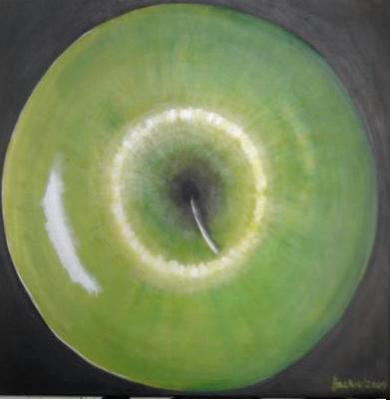 Large green apple