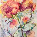 Chris's Flowers  -  Watercolor 22x18