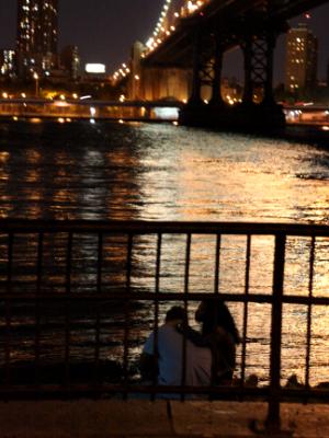 Couple by the East River Couple by the East River