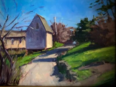 March Rope Shed 12x16"oil March Rope Shed 12x16"oil