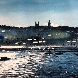 Returning home into St Peter Port harbour.