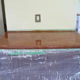 Counter top, stained concrete, food safe high gloss epoxy