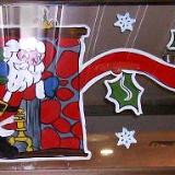 Santa in chimney garland