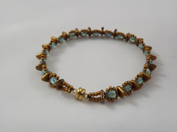 B-87 matte burnished gold bracelet