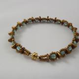 B-87 matte burnished gold bracelet