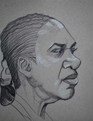 Sandra, Head Study