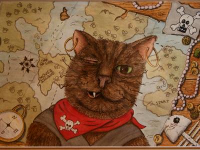 Ahoy my Kitties SOLD