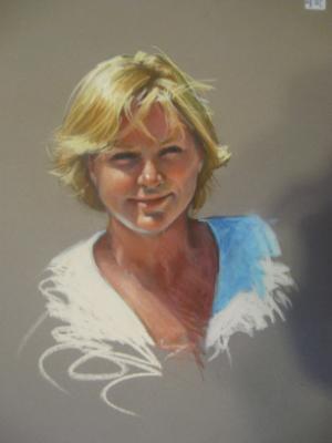 Woman 16x20" pastel Woman 16x20" pastel