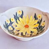Sunflower Bowl with Handels