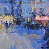 Montmartre at night II / 73x60cm