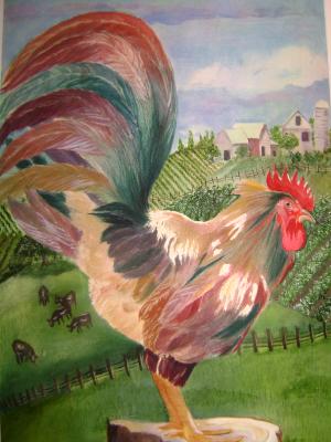 Morning Song ~ Watercolor ~ 18X24 Morning Song ~ Watercolor ~ 18X24