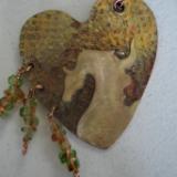 14-067 Horse in Heart Necklace