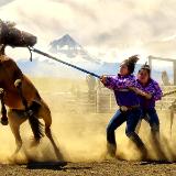Tribal Traditions: Tygh Rodeo Girls' Wildhorse Race