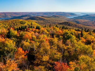 West Mountain and Sacandaga Lake Panorama (click for full width) West Mountain and Sacandaga Lake Panorama (click for full width)