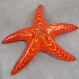 #01102621 Starfish orange with wall hanger 6.75'' $85.00