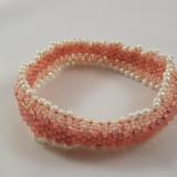 B-35 light coral bangle bracelet