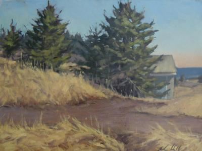 End of the Road March 18x24" oil End of the Road March 18x24" oil
