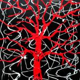 "Abstract Tree-Red"
