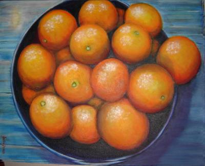 Bowl of oranges