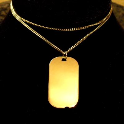 DOG TAG PENDANT #3 DOG TAG PENDANT #3
