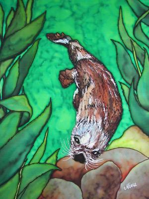 Under Water Otter Under Water Otter