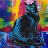 Cat Commission P4 - Black Cat