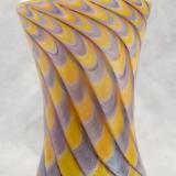 #01072607 Drinking glass UW colors Iridised 6''HX3.5''W $80.00
