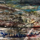 Mounted Mini Abstract 4 (Blue Series 1-12)