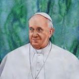 Portrait of Pope FRANCIS, 80cm x 60cm, 2014