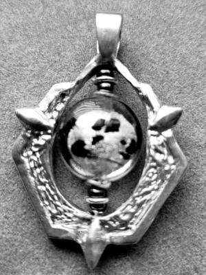 Sterling Silver Spinner Pendant