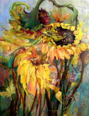 GLORIOUS SUNFLOWERS - Sold