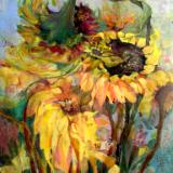 GLORIOUS SUNFLOWERS - Sold