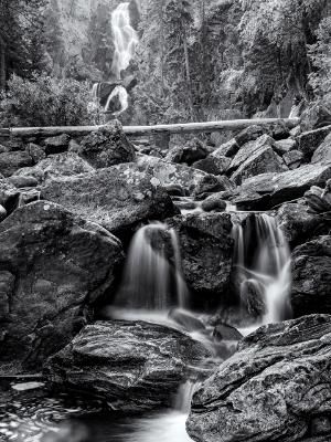 Fish Creek Falls Black & White Fish Creek Falls Black & White