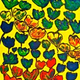Flowers Yellow bg