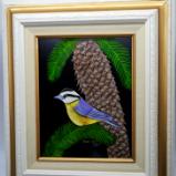 Nuthatch on Pinecone