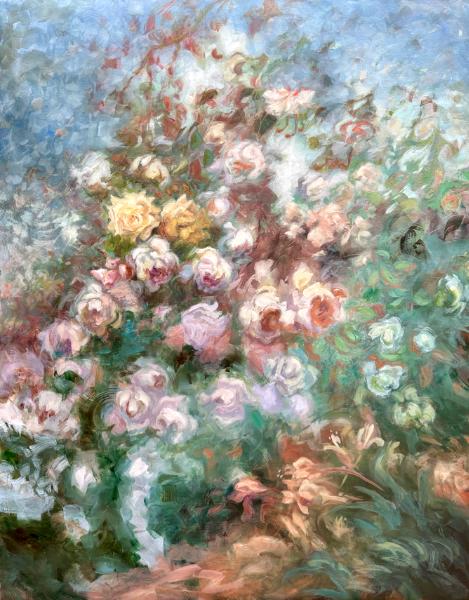 Violet Cascade 48”x 60” #321