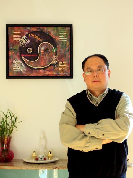 Jimmy Sun  and His Painting Yi_Jing