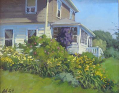Kathy's Garden 12"x16" oil Kathy's Garden 12"x16" oil