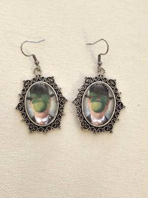 Magritte earrings  (SOLD)
