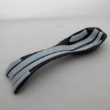 SR12076 - Black & White Abstract Large Spoon Rest