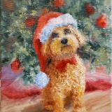 Dog Portrait Christmas