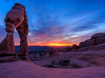 Last Light on Delicate Arch Last Light on Delicate Arch