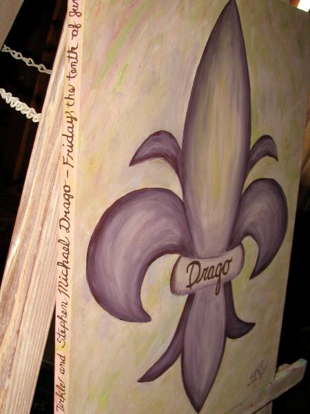 Drago Fleur de Lis (wedding gift)